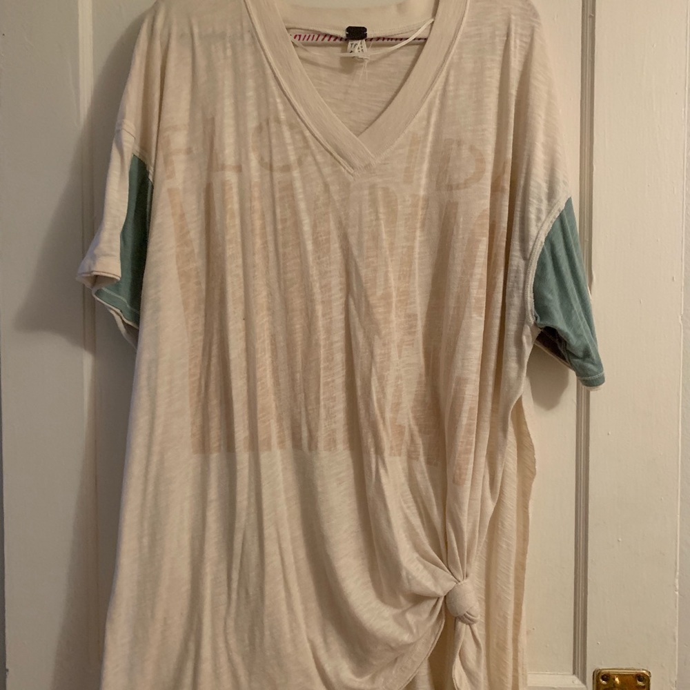 Free people graphic tunic